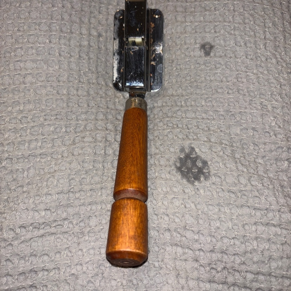 Vintage Wooden Handle knife sharpener